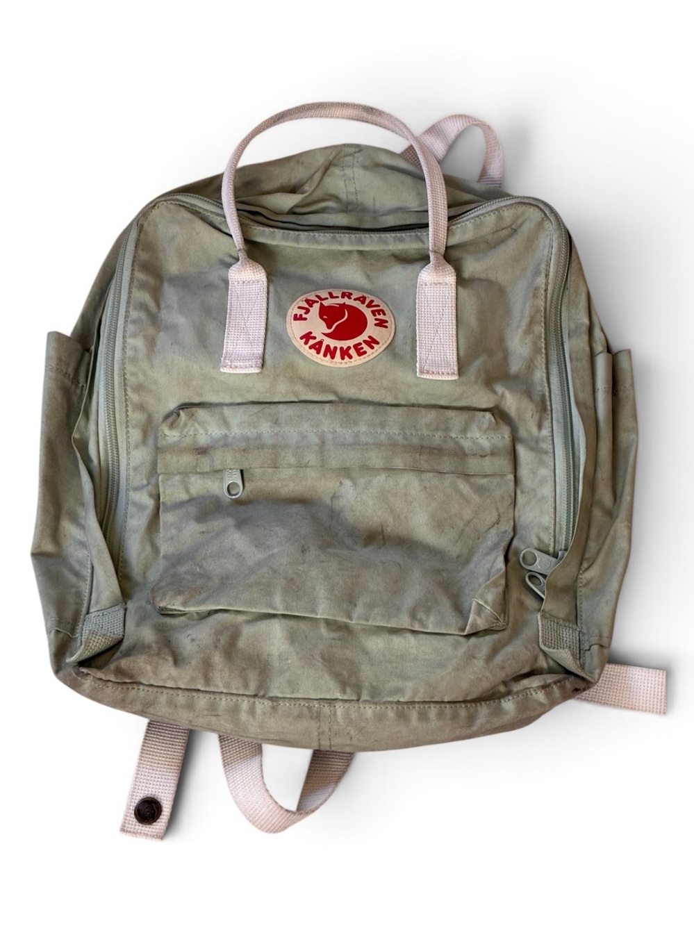 Kanken | Very used fair condition vinyl trendy backpack mint green